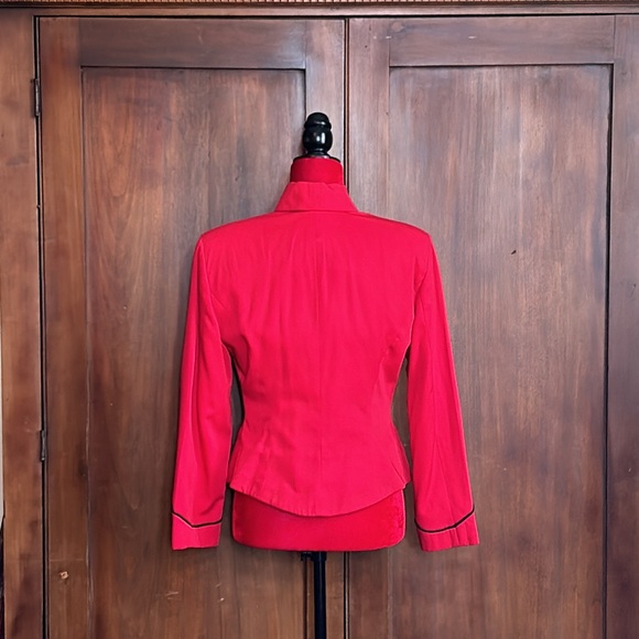 Vintage Christina Cardinal Red Jacket 7/8 - Picture 2 of 12